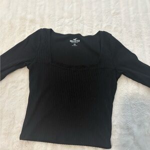 Hollister Women's Black Long Sleeve Top